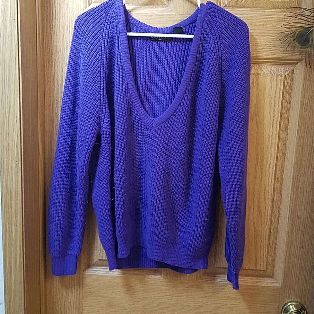 Purple sweater
